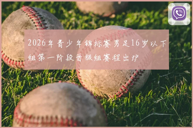 2026年青少年锦标赛男足16岁以下组第一阶段晋级组赛程出炉