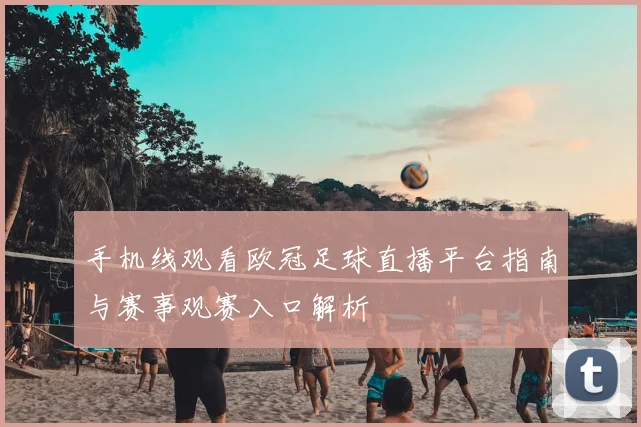 手机线观看欧冠足球直播平台指南与赛事观赛入口解析