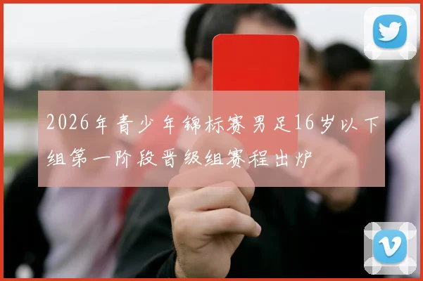 2026年青少年锦标赛男足16岁以下组第一阶段晋级组赛程出炉
